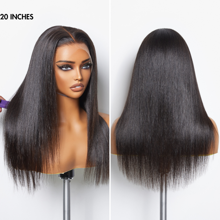 Special Offer | Alisanda Wigs | Super Natural Hairline Silky Straight Glueless 13x4 Frontal Lace Wig Human Hair Pre-Cut Lace