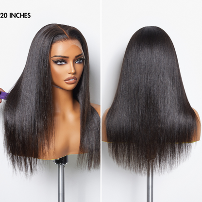 Special Offer | Alisanda Wigs | Super Natural Hairline Silky Straight Glueless 13x4 Frontal Lace Wig Human Hair Pre-Cut Lace
