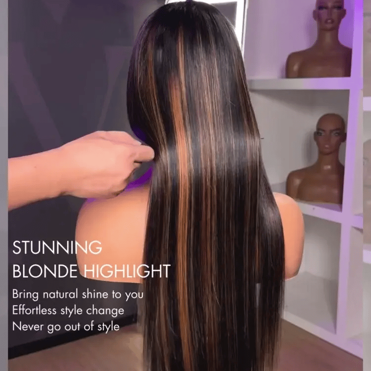 Special Offer | Alisanda Wigs | Super Natural Hairline Silky Straight Glueless 13x4 Frontal Lace Wig Human Hair Pre-Cut Lace