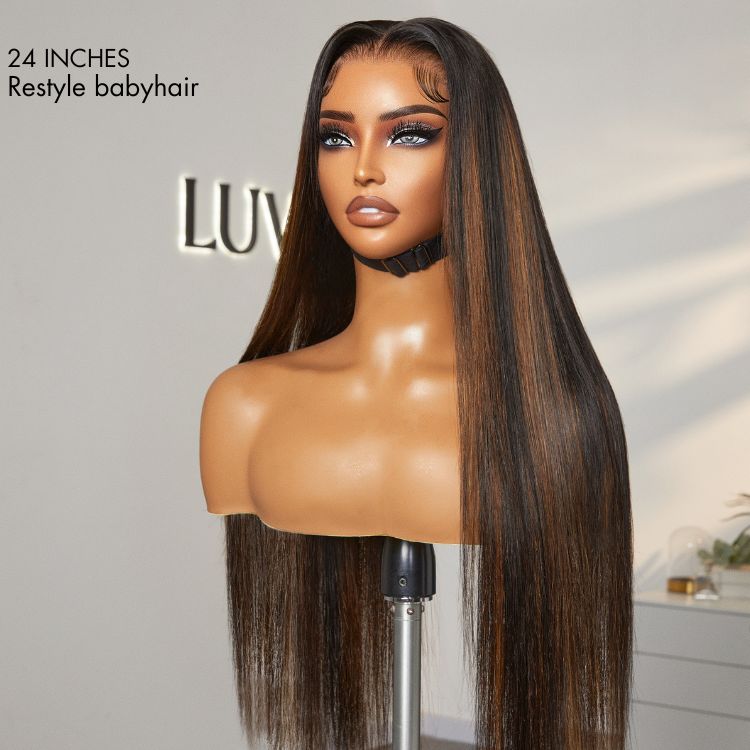 Special Offer | Alisanda Wigs | Super Natural Hairline Silky Straight Glueless 13x4 Frontal Lace Wig Human Hair Pre-Cut Lace